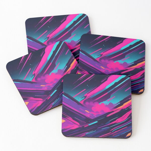 Item preview, Retro Synthwave Abstract Art designed and sold by papi1998.