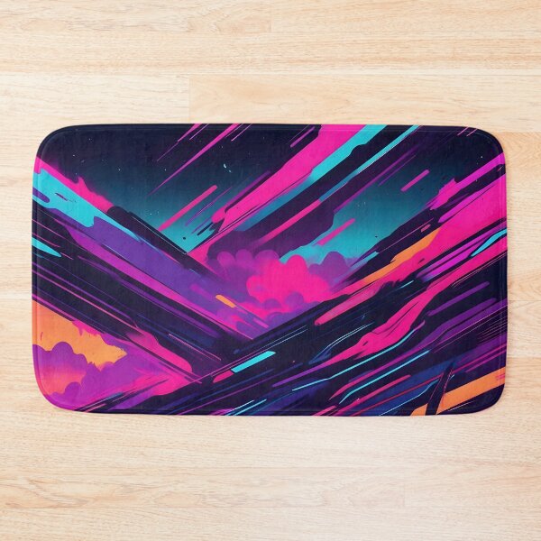 Item preview, Retro Synthwave Abstract Art designed and sold by papi1998.
