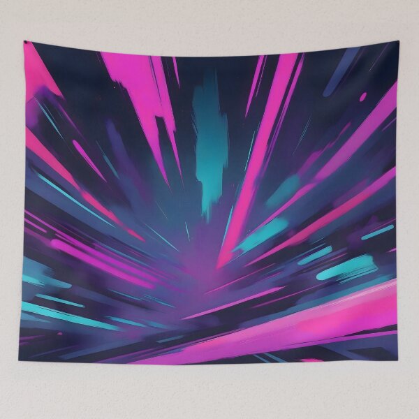 Item preview, Retro Synthwave Abstract Art designed and sold by papi1998.