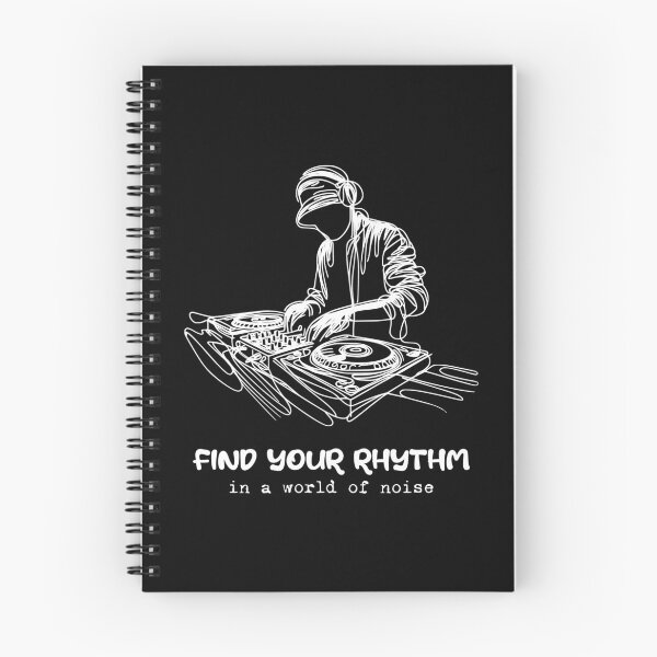 Item preview, Find Your Rhythm - Techno Music DJ - Inspirational Quote designed and sold by Urban-Alien.