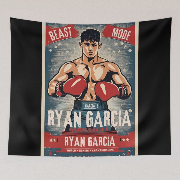Item preview, Retro Boxing King of Ryan Garcia Boxer Beast Champion Strongman designed and sold by FociCreate.