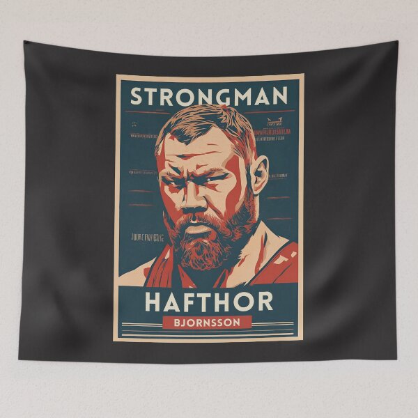Item preview, World Strongest Thor Bjornsson Hafthor Strongman Vintage Knockout Beast  designed and sold by FociCreate.