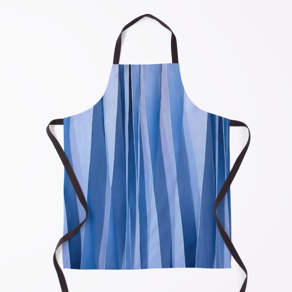 Item preview, Vertical Stripe Pattern Gradual Shading Effect Blue Blend designed and sold by taiche.