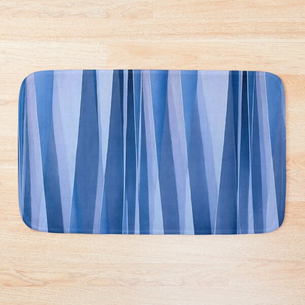 Item preview, Vertical Stripe Pattern Gradual Shading Effect Blue Blend designed and sold by taiche.