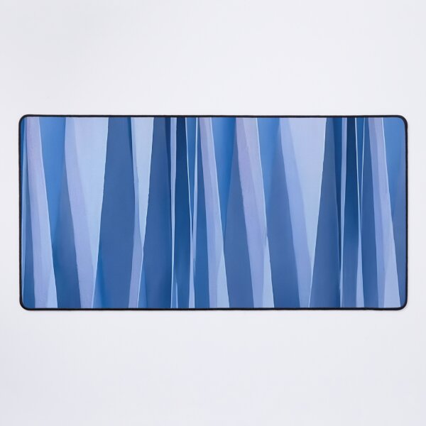 Item preview, Vertical Stripe Pattern Gradual Shading Effect Blue Blend designed and sold by taiche.