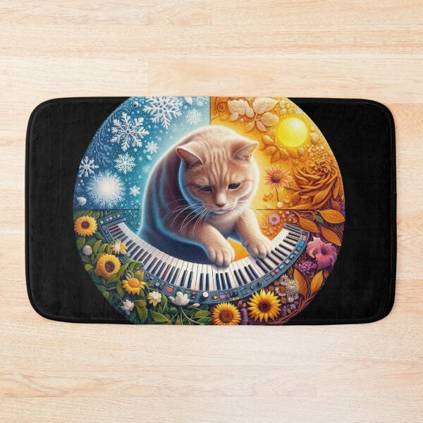 Item preview, Synthesizer Cat -"Seasonal Synth Cat" number 2 designed and sold by MarandSviet.