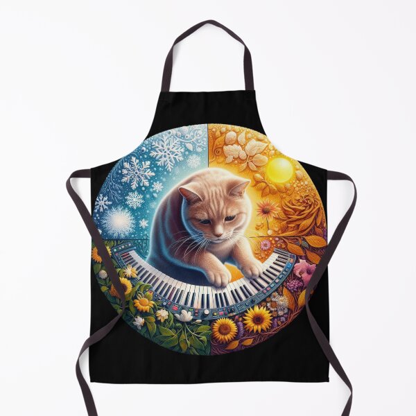 Item preview, Synthesizer Cat -"Seasonal Synth Cat" number 2 designed and sold by MarandSviet.