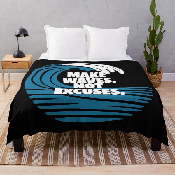 Item preview, Swimming sport, Make Waves Not Excuses designed and sold by decorwonders.