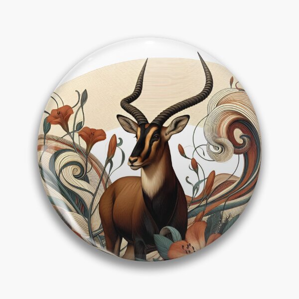 Item preview, Abstract Elegance: Bubal Hartebeest-Inspired Background designed and sold by daruneenok.