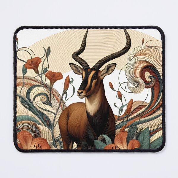 Item preview, Abstract Elegance: Bubal Hartebeest-Inspired Background designed and sold by daruneenok.