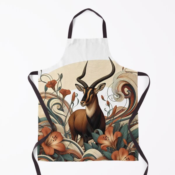 Item preview, Abstract Elegance: Bubal Hartebeest-Inspired Background designed and sold by daruneenok.