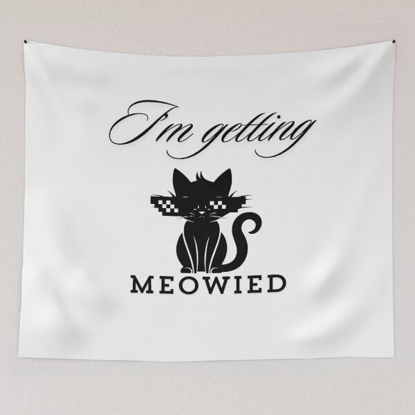 Item preview, I'm Getting Meowied - Engaged Gift - Cat Animal Lover - Funny Decor - Cat Art designed and sold by CCKimShop.