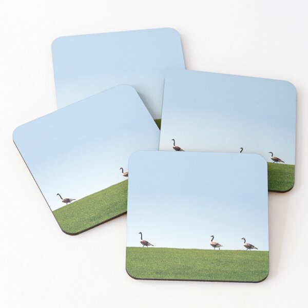 Item preview, Three Canada Geese in a Row designed and sold by pixelmountain.