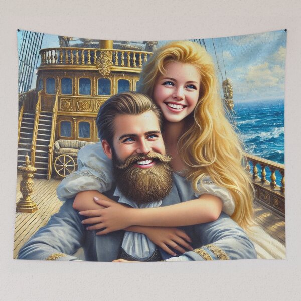 Item preview, Funny Royal Portrait Model 001A, Prince and His Princess designed and sold by Devaland13.