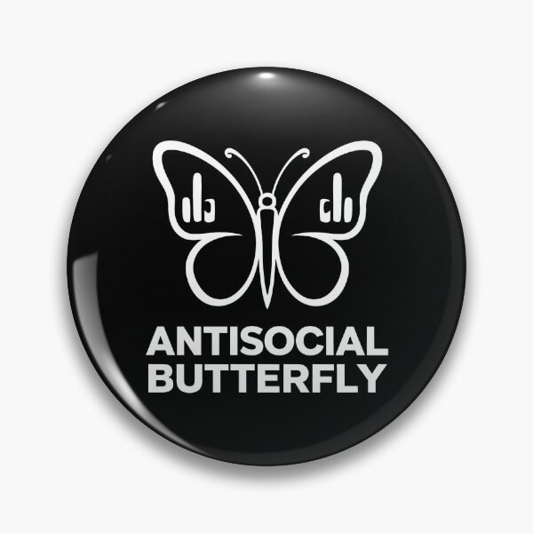 Item preview, The Antisocial Butterfly designed and sold by barbarabax.