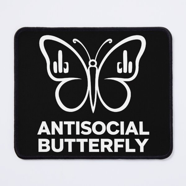 Item preview, The Antisocial Butterfly designed and sold by barbarabax.