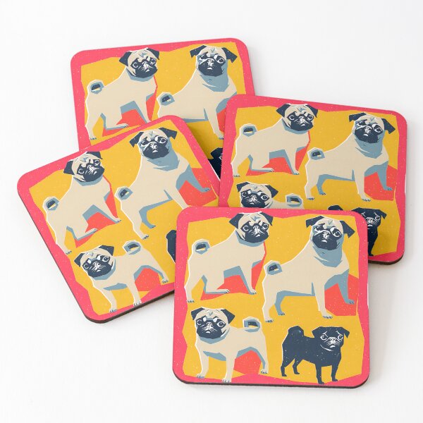 Item preview, Abstract pug art  designed and sold by JustforFunlol.