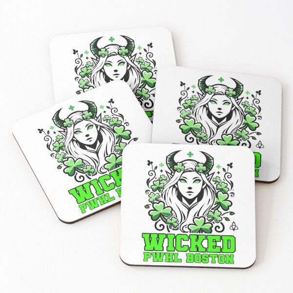 Item preview, Embrace the spirit of Boston with this unique 'Wicked PWHL Boston' design! Featuring a striking illustration of a fierce character surrounded by shamrocks, this artwork perfectly captures the essence of Boston's vibrant culture and the energy of the Profe designed and sold by ObjCrea123.