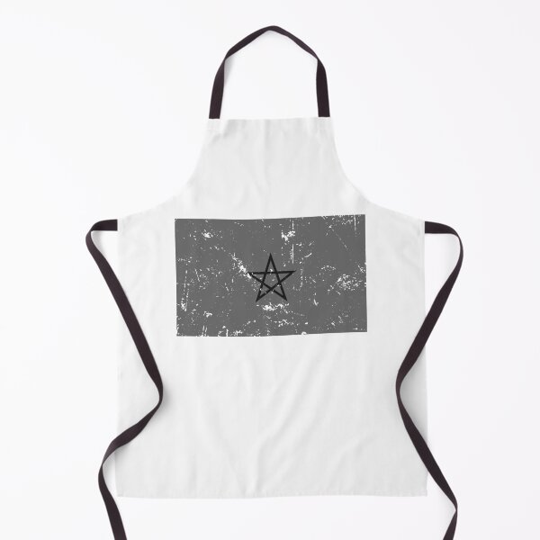 Item preview, Morocco black and white flag, retro classic finish designed and sold by Starstacks.