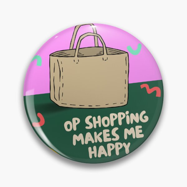 Item preview, Op Shopping Makes Me Happy designed and sold by FunSheTees.