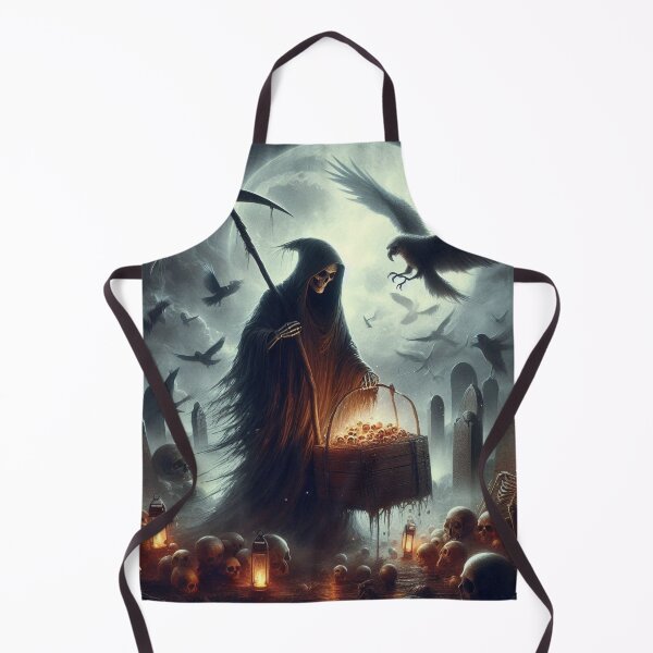 Item preview, Grim Reaper Visiting Graveyard designed and sold by CailaStyle.