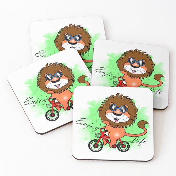 Item preview, Happy lion enjoying life  designed and sold by Shirley cute art .