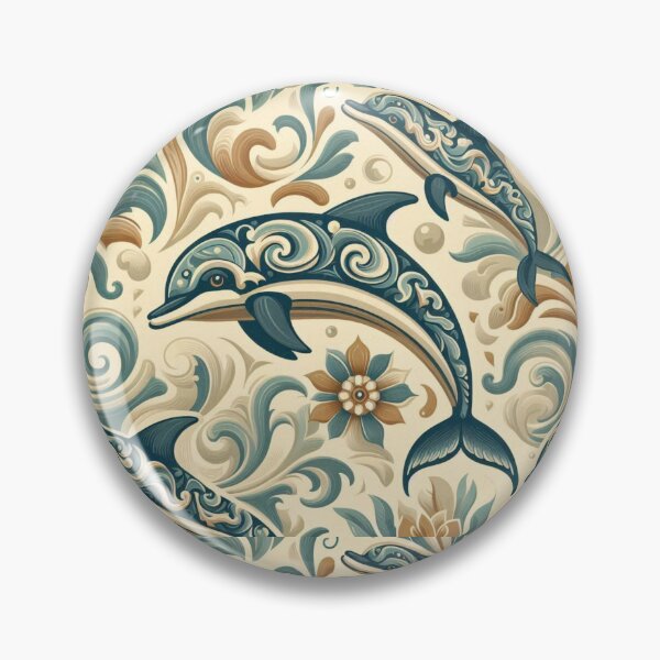 Item preview, Dolphin vintage retro  designed and sold by RetroNibylander.