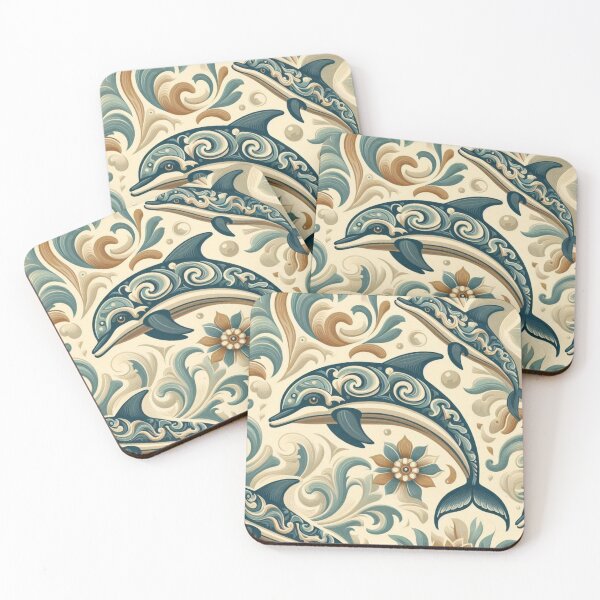 Item preview, Dolphin vintage retro  designed and sold by RetroNibylander.