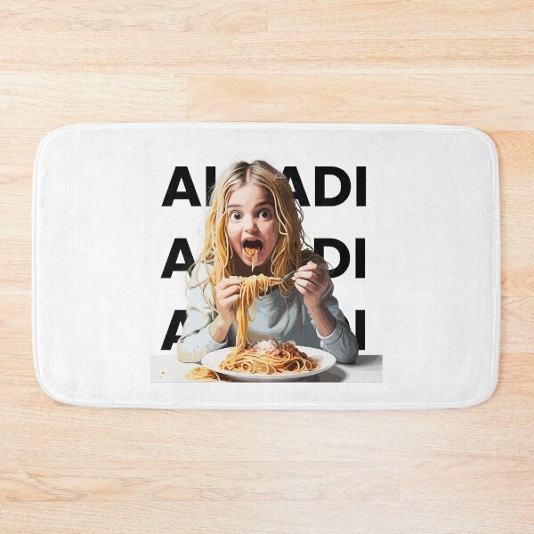 Item preview, Girl Eating Spaghetti with ALUADI designed and sold by ALUADI.