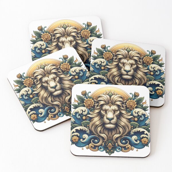 Item preview, Regal Majesty: Abstract Lion Background designed and sold by daruneenok.