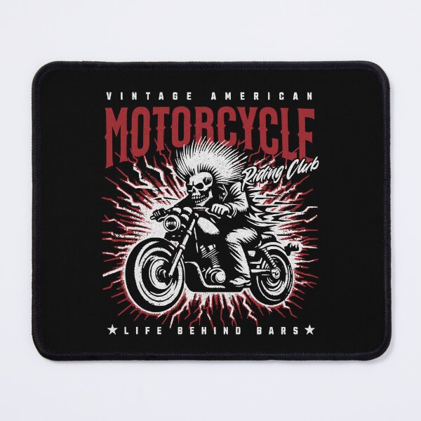 Item preview, Vintage American Motorcycle Riding Club - Life Behind Bars designed and sold by Urban-Alien.