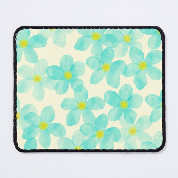 Item preview, Watercolor-like blue flowers designed and sold by yunee.