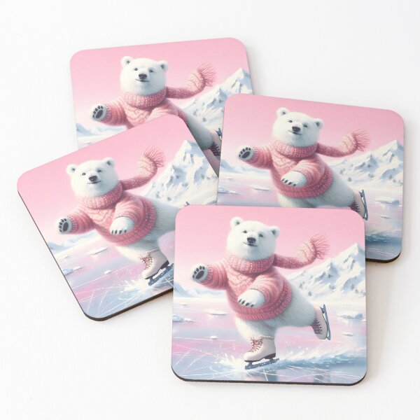 Item preview, Ice Skating Polar Bear designed and sold by CookieandShadow.