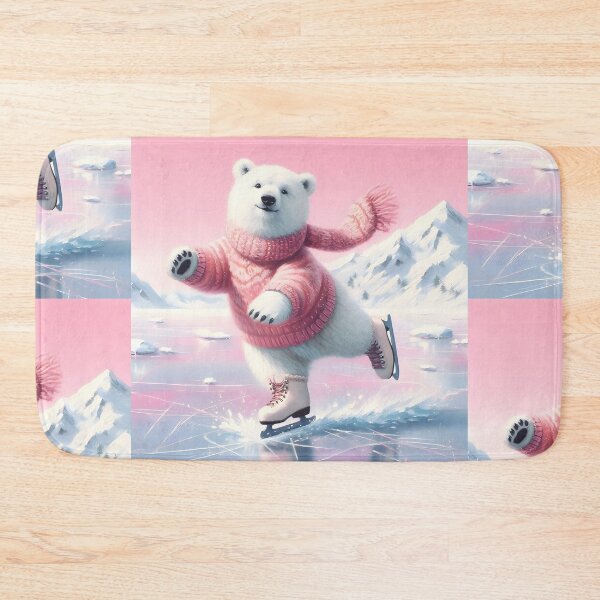 Item preview, Ice Skating Polar Bear designed and sold by CookieandShadow.