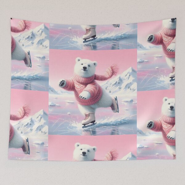 Item preview, Ice Skating Polar Bear designed and sold by CookieandShadow.