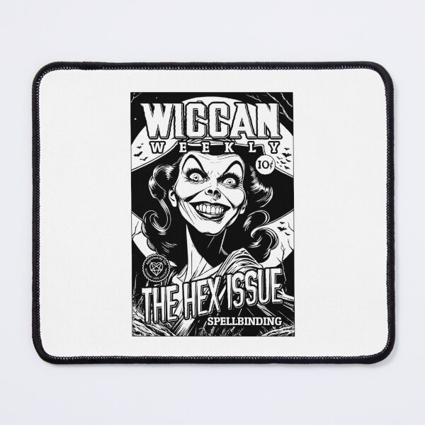 Item preview, Halloween Witch Funny Wiccan Weekly Magazine Hex Cover designed and sold by GrandeDuc.