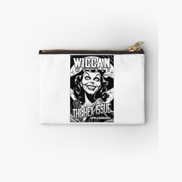 Item preview, Halloween Witch Funny Wiccan Weekly Magazine Hex Cover designed and sold by GrandeDuc.