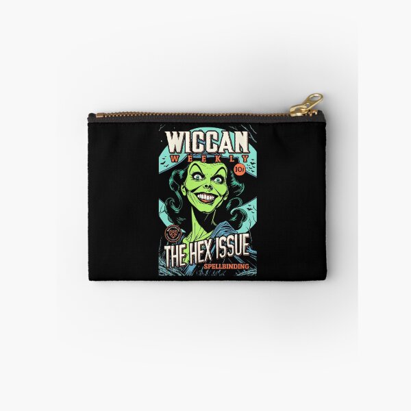 Item preview, Halloween Witch Funny Wiccan Weekly Magazine Hex Cover designed and sold by GrandeDuc.