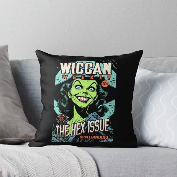 Item preview, Halloween Witch Funny Wiccan Weekly Magazine Hex Cover designed and sold by GrandeDuc.