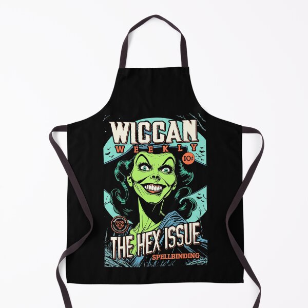 Item preview, Halloween Witch Funny Wiccan Weekly Magazine Hex Cover designed and sold by GrandeDuc.