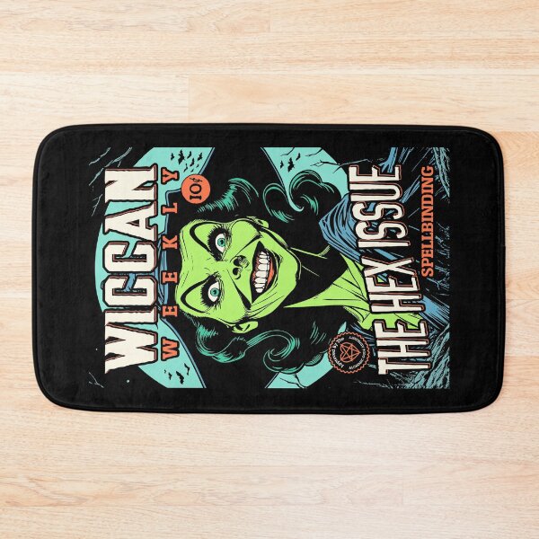 Item preview, Halloween Witch Funny Wiccan Weekly Magazine Hex Cover designed and sold by GrandeDuc.