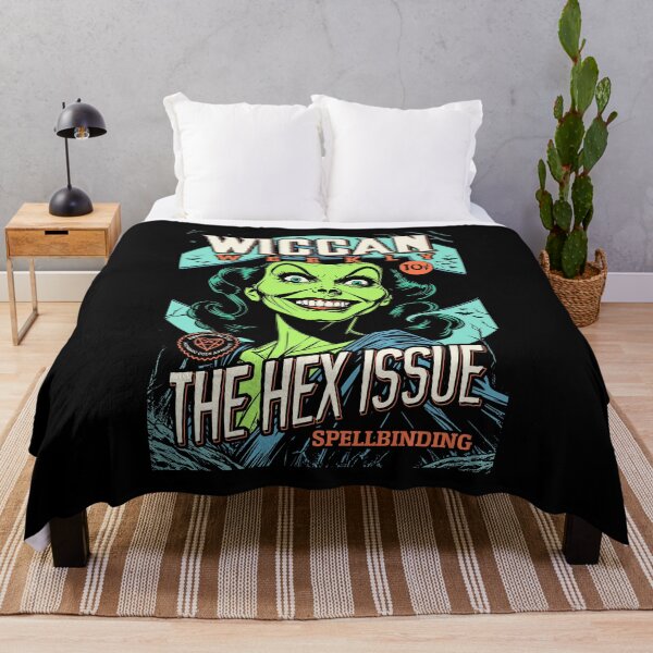 Item preview, Halloween Witch Funny Wiccan Weekly Magazine Hex Cover designed and sold by GrandeDuc.