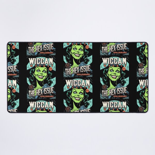 Item preview, Halloween Witch Funny Wiccan Weekly Magazine Hex Cover designed and sold by GrandeDuc.