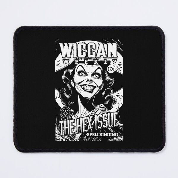 Item preview, Halloween Witch Funny Wiccan Weekly Magazine Hex Cover designed and sold by GrandeDuc.