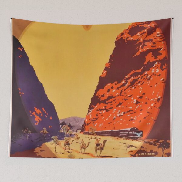 Item preview, Winter Holidays By Rail  Central Australia Vintage designed and sold by lindacardinale.
