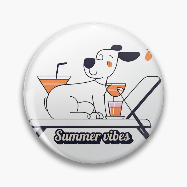 Item preview, dog on the beach - Summer vibes  designed and sold by All-About-Life.