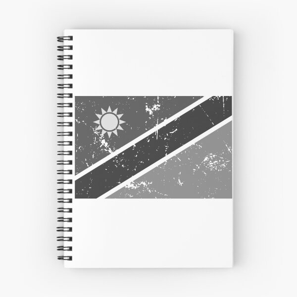 Item preview, Namibia flag black and white vintage design designed and sold by Starstacks.