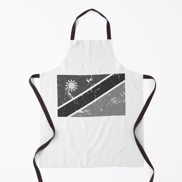 Item preview, Namibia flag black and white vintage design designed and sold by Starstacks.