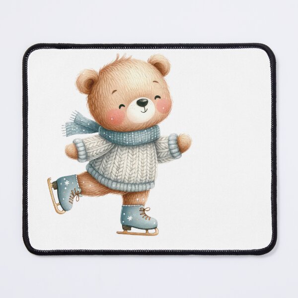 Item preview, Ice Skating Bear designed and sold by CookieandShadow.