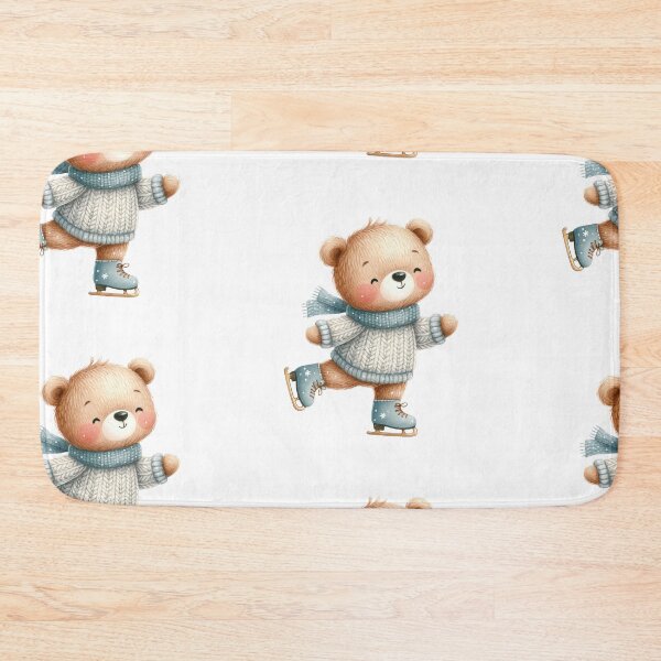 Item preview, Ice Skating Bear designed and sold by CookieandShadow.